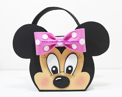 Lembrancinha Minnie Mouse em EVA